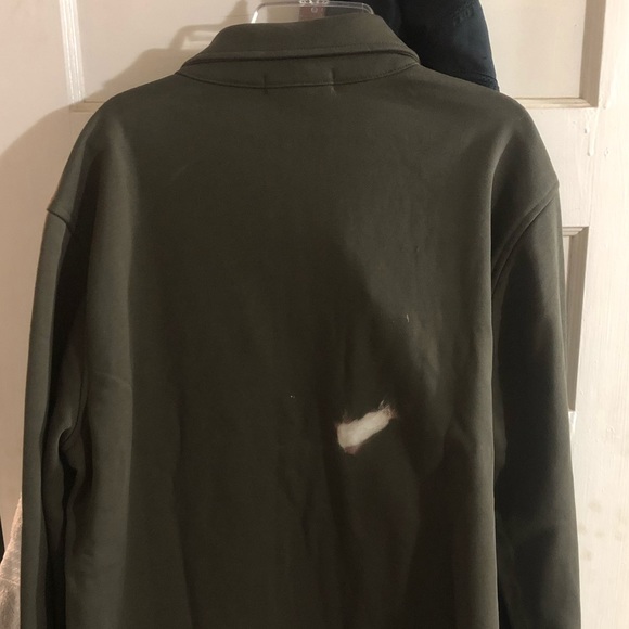 Mens French Terry Shirt Jacket 
